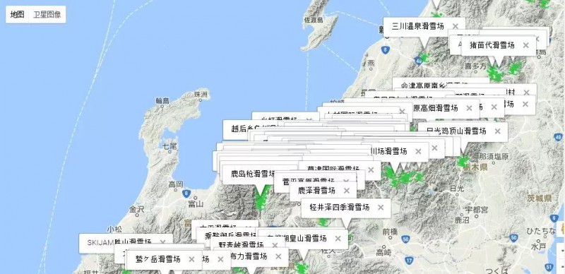 日本滑雪圣地盘点：离家近，摔不疼！                                                                                               日本