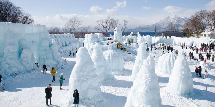 下雪的时候，炸鸡啤酒都不如北海道！                                                                                               日本