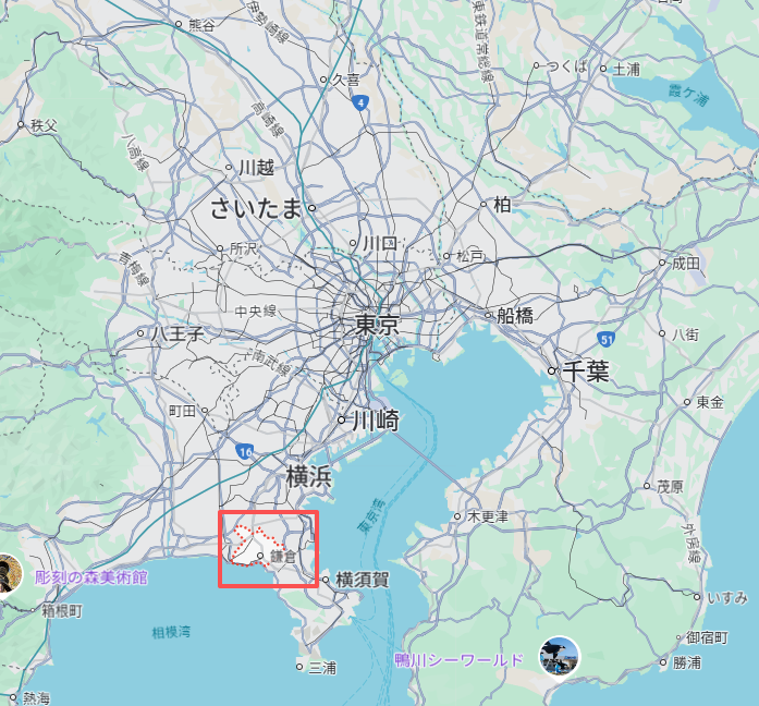 镰仓在日本哪里，什么位置？