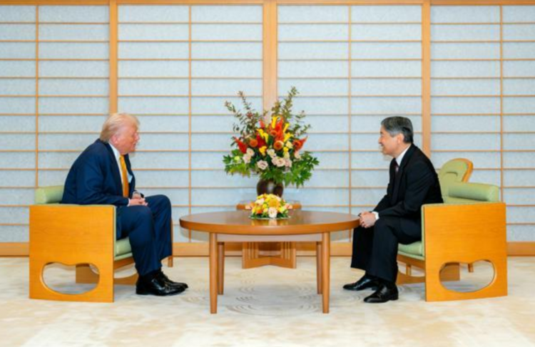 时隔6年德仁天皇与特朗普会晤 大谷翔平成热议话题   时隔6年德仁天皇与特朗普会晤 大谷翔平成热议话题