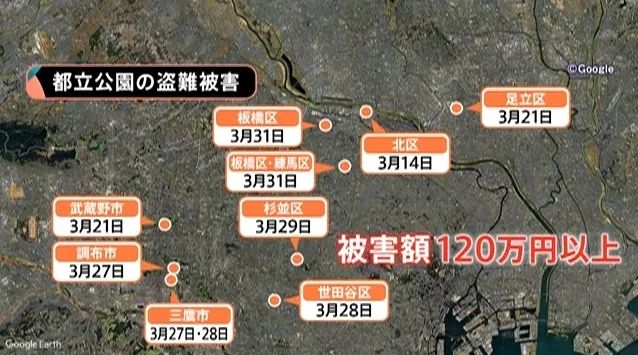 日本多地出现金属大盗！就连公园厕所都不放过……