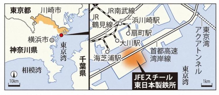 痛心!日本川崎海岸40米脚手架坠落,3人死亡,还有1人生死未卜…… 痛心!日本川崎海岸40米脚手架坠落,3人死亡,还有1人生死未卜……