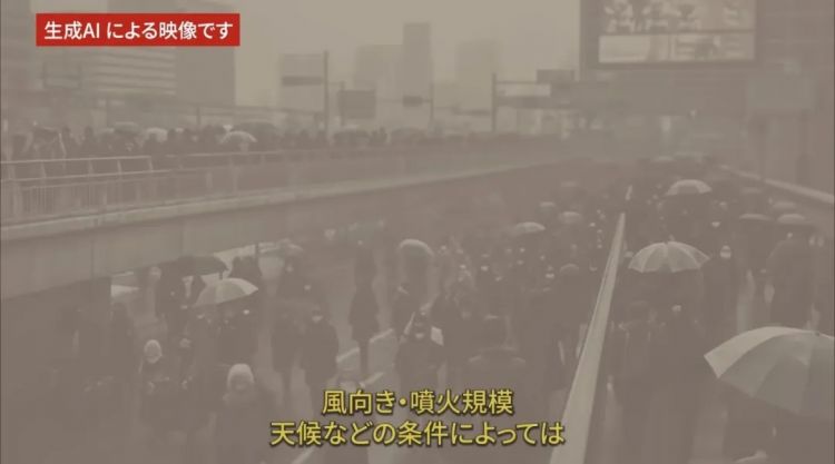 富士山一旦喷发，东京市中心会怎么样？日本政府做了预测……